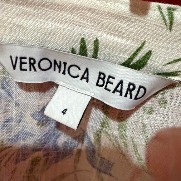 Veronica Beard Blue Floral Midi Dress size 4. Never worn - Picture 5 of 5